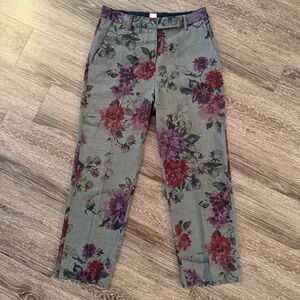 True Royal Floral Trousers